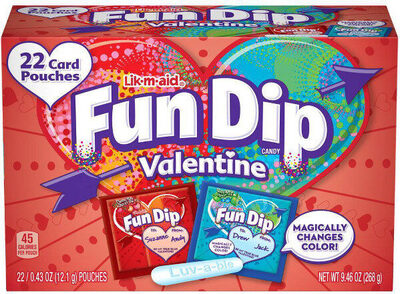 Fun Dip Candy, Cherry Yum Diddly Dip, Razz Apple Magic Dip