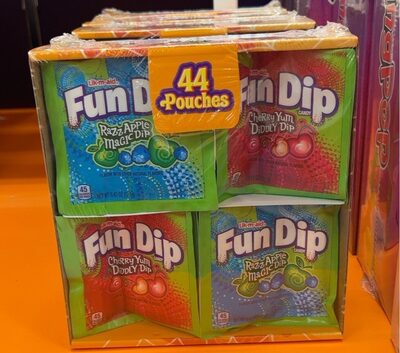 Fun Dip Candy, Razz Apple Magic Dip, Cherry Yum Diddly Dip