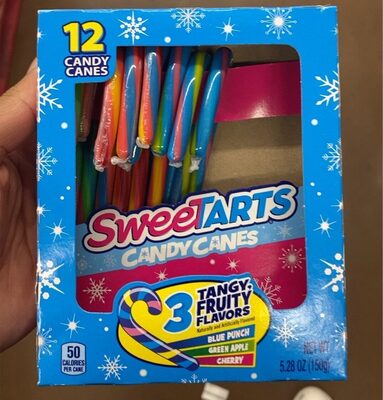 Blue Punch, Green Apple, Cherry Candy Canes, Blue Punch, Green Apple