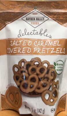 Salted Caramel Covered Pretzels, Salted Caramel