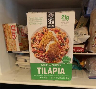 Parmesan Crusted Tilapia, Parmesan Crusted