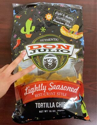 Lightly Seasoned Restaurant Style Tortilla Chips, Lightly Seasoned