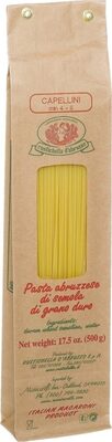 Italian Macaroni Product, Capellini