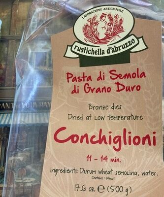 Italian Macaroni Product, Conchiglioni