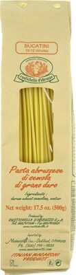 Italian Macaroni Product, Bucatini