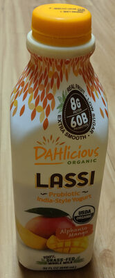 Indian Style Smoothie, Organic Alphonso Mango