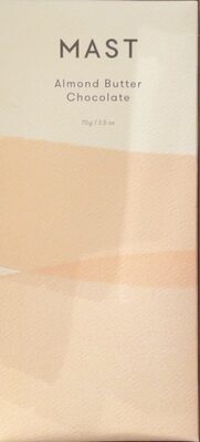 Almond Butter Chocolate Bar, Almond; Butter