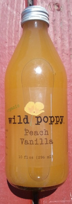 Peach Vanilla Organic Soda, Peach Vanilla