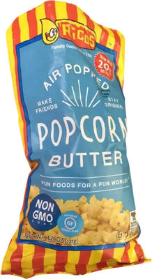 Butter Air Popped Popcorn, Butter
