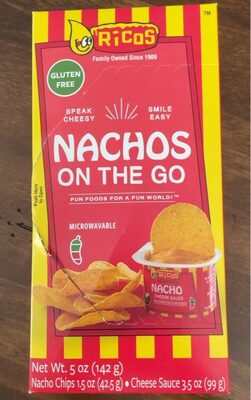 Nacho Chips, Cheese Sauce Nachos On The Go, Nachos, Cheese
