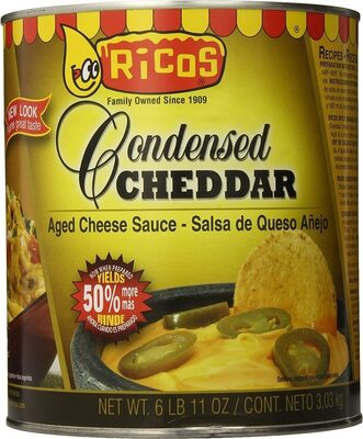 Condensed Aged Cheddar Cheese Sauce, Condensed Cheddar