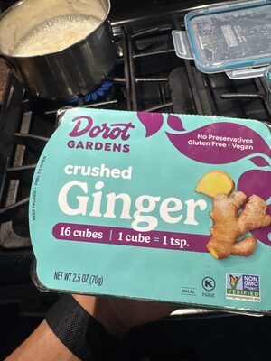 Crushed Ginger Cubes