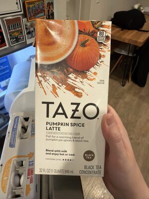 Pumpkin Spice Latte Black Tea, Pumpkin Spice Latte