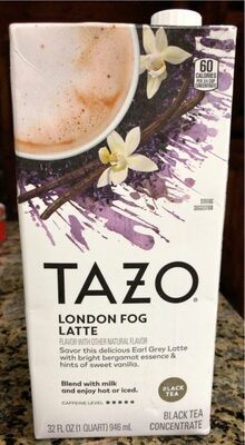 London Fog Latte Black Tea Concentrate, London Fog Latte