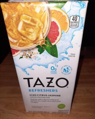 Iced Citrus Jasmine Flavor Green Tea & Juice Concentrate, Iced Citrus Jasmine