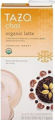 Organic Chai Latte Black Tea Concentrate, Organic Chai Latte