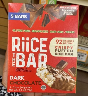 Dark Chocolate Crispy Puffed Rice Bar, Dark Chocolate
