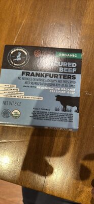 Uncured Beef Frankfurters, Uncured Beef