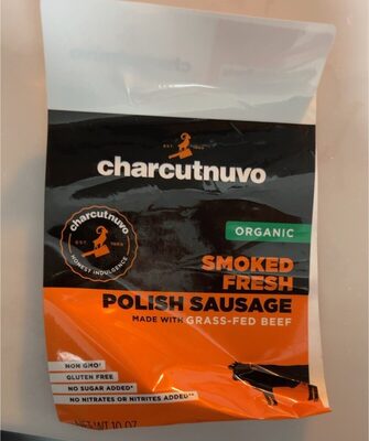 Organic Smoked Fresh Polish Sausage, Polish