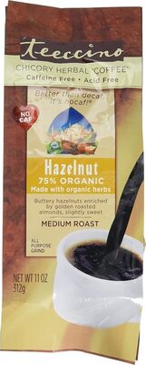 Medium Roast Hazelnut Chicory Herbal Coffee, Hazelnut