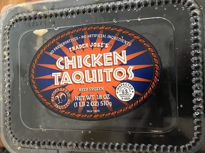 Trader Jose's, Chicken Taquitos