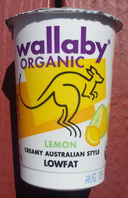 Organic Lowfat Yogurt, Lemon