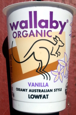 Organic Lowfat Yogurt, Vanilla