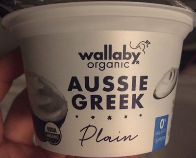 Plain Organic Greek Nonfat Yogurt, Plain