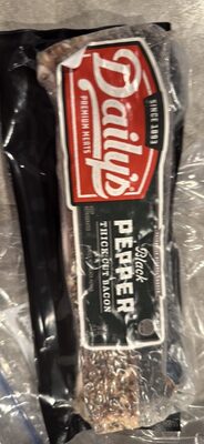 Black Pepper Thick Cut Bacon, Black Pepper