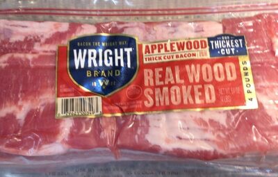Applewood Real Wood Smoked Thick Cut Bacon, Applewood