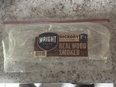 Hickory Real Wood Smoked Thick Cut Bacon, Hickory