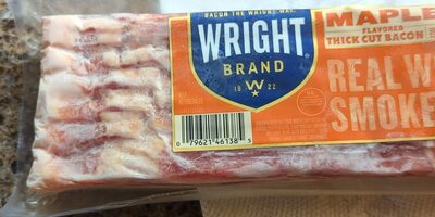 Maple Real Wood Smoked Thick Cut Bacon, Maple