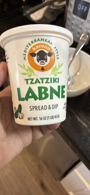 Mediterranean Style Tzatziki Labne Kefir Cheese, Tzatziki