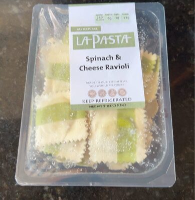 Spinach & Cheese Ravioli, Spinach & Cheese