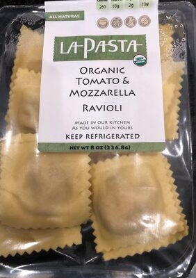 Organic Tomato, Mozzarella & Basil Ravioli, Tomato, Mozzarella