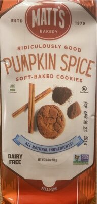 Pumpkin Spice Soft-Baked Cookies, Pumpkin Spice