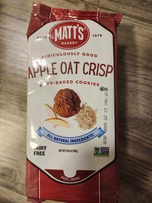 Apple Oat Crisp Soft-Baked Cookies, Apple Oat Crisp