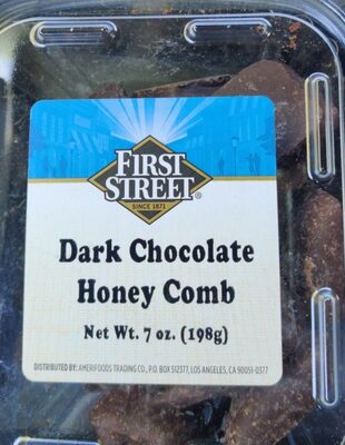 Dark Chocolate Honey Comb Candy, Dark Chocolate Honey Comb