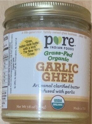 Organic Garlic Ghee, Garlic