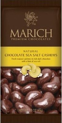 Dark Chocolate Sea Salt Cashews, Dark Chocolate Sea Salt