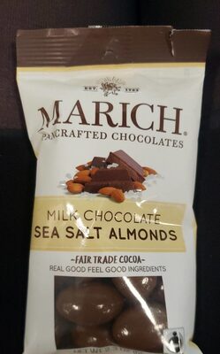 Milk Chocolate Sea Salt Almonds, Milk Chocolate Sea Salt