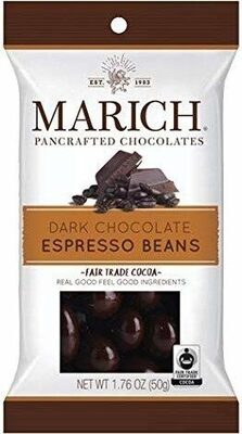 Dark Chocolate Espresso Beans, Dark Chocolate Espresso