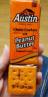 Austin Crackers Cheese With Peanut Butter 1.38oz