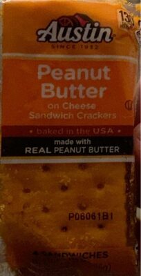Austin Crackers Cheese With Peanut Butter .91oz