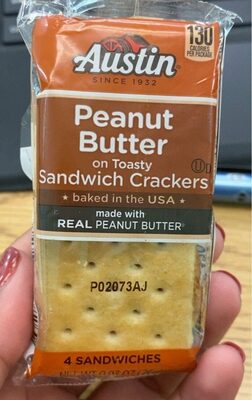 Austin Crackers Toasty Peanut Butter .91oz