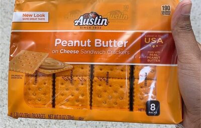 Austin Crackers Cheese With Peanut Butter 11.06Oz