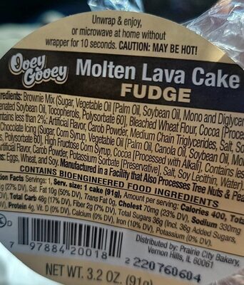 Fudge Molten Lava Cake, Fudge