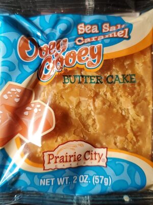 Sea Salt Caramel Ooey Gooey Butter Cake, Sea Salt Caramel