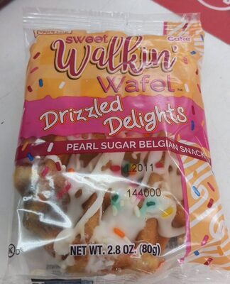 Sweet Walkin' Wafel Drizzled Delights Snack
