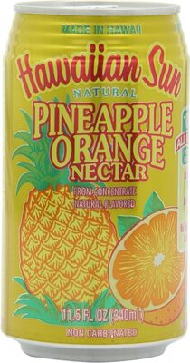 Hawaiian Sun, Pineapple Orange Juice Drink